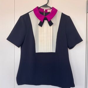 Ted Baker Black and Pink Blouse